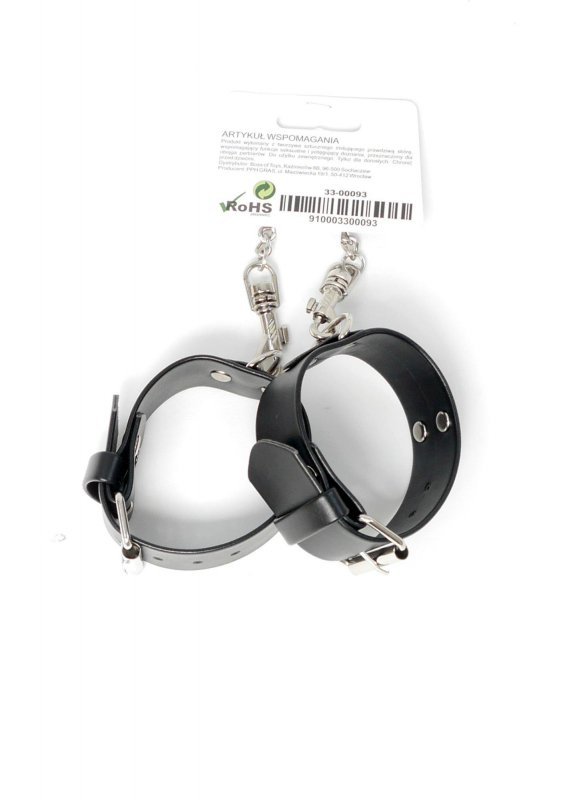 Kajdanki Fetish Boss Series with studs 3 cm