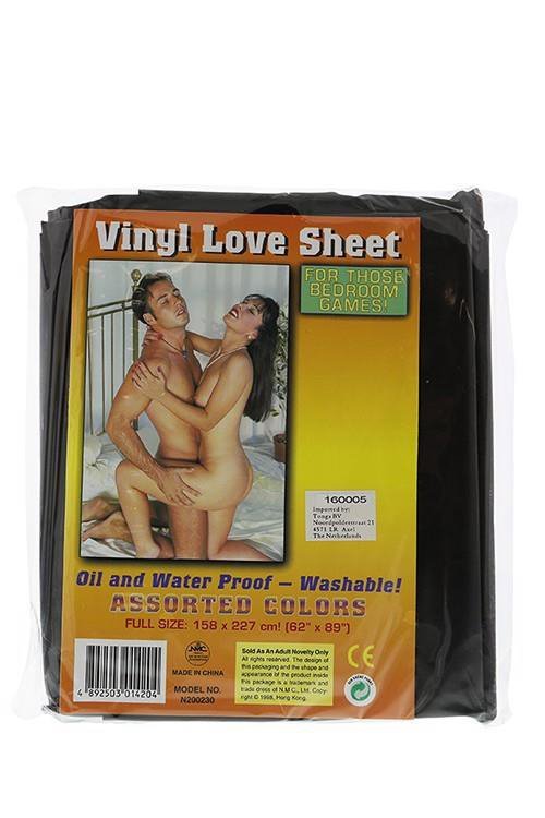 Winylowe prześcieradło do masażu nuru BDSM 158x227