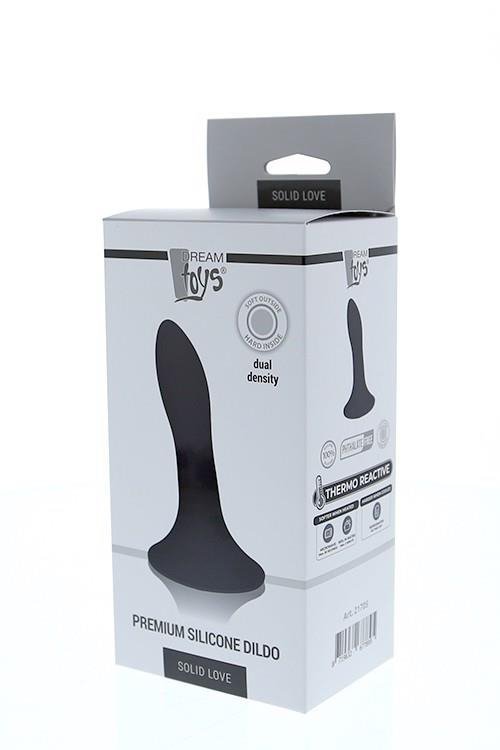 Czarne dildo do strapon sztuczny penis 13 cm