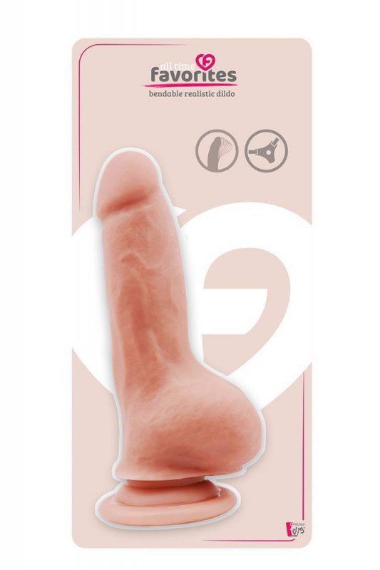 All time favorites bendable dildo flesh
