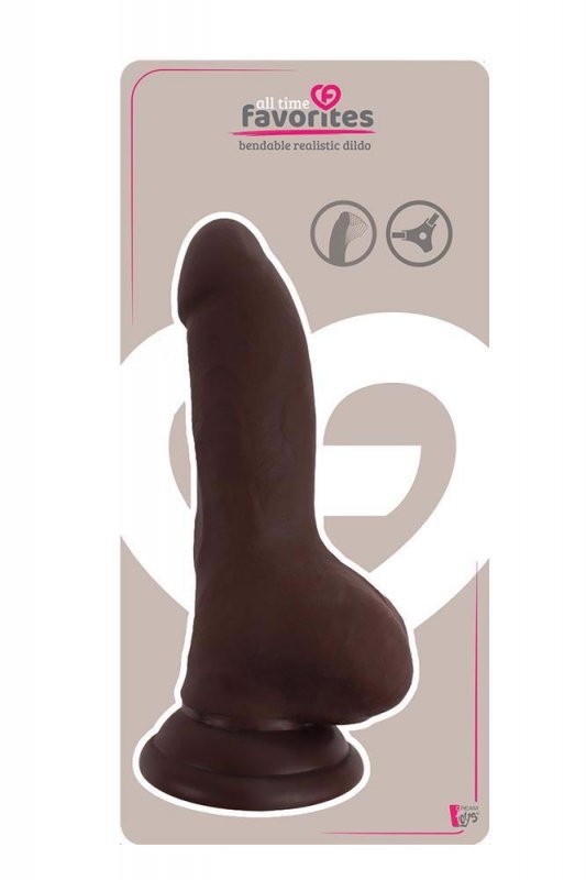 All time favorites bendable dildo brown