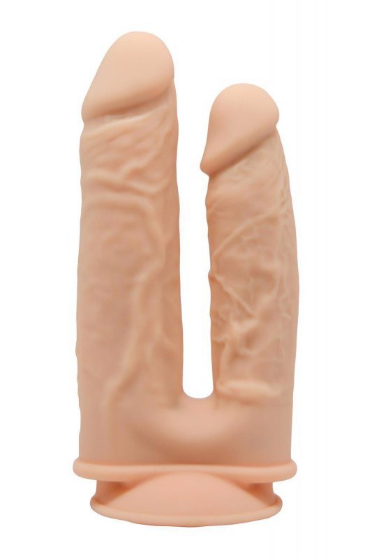 Podwójne realistyczne dildo analno waginalne 