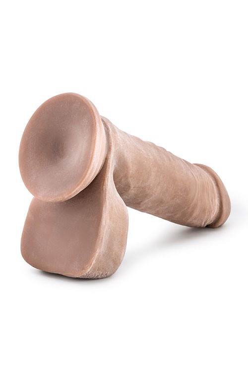 Realistyczny sztuczny penis dildo z jądrami przyssawka 20 cm