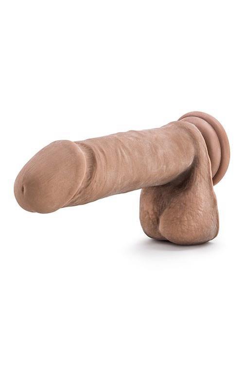 Realistyczny sztuczny penis dildo z jądrami przyssawka 20 cm