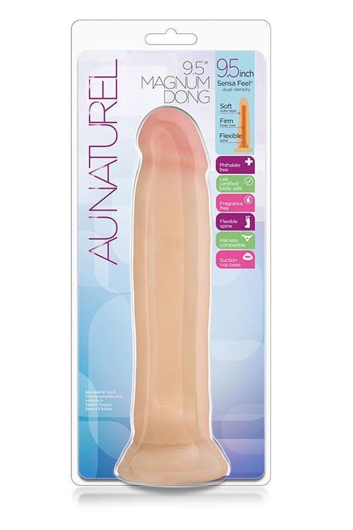 Naturalne dildo na przyssawce cyber skóra 24 cm