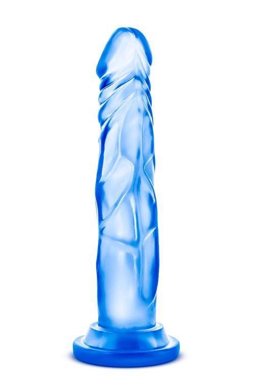 Penis dildo bez jajek na przyssawce żelowe 17 cm