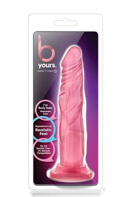 Penis dildo bez jajek  na przyssawce żelowe 17 cm