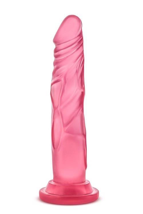 Penis dildo bez jajek  na przyssawce żelowe 17 cm