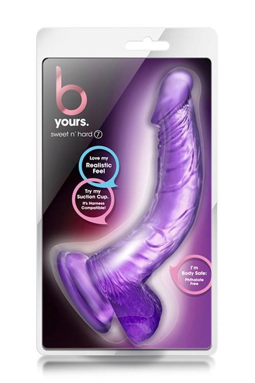 Dildo B Yours Sweet N Hard 7 Purple