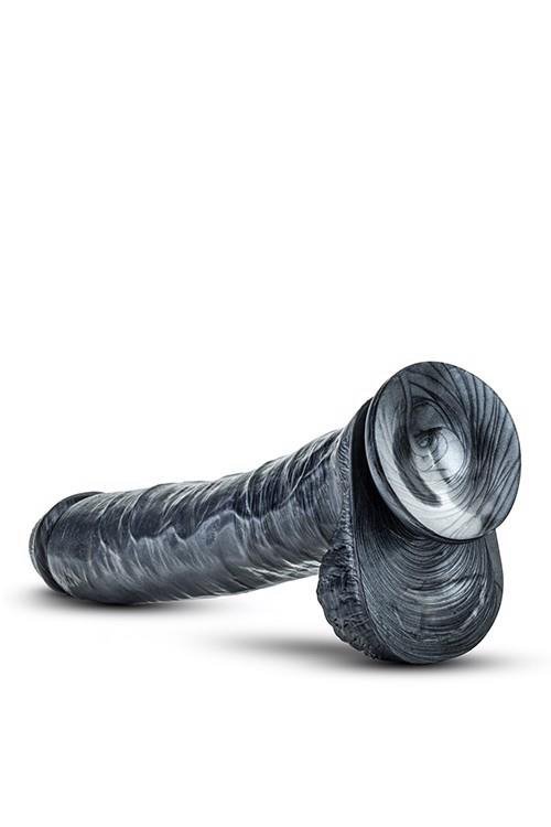 Dildo Jet dark steel carbon metallic black