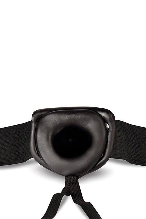 Nakładka przedłużka penisa puste dildo realistyczny członek strap on murzyński 15 cm