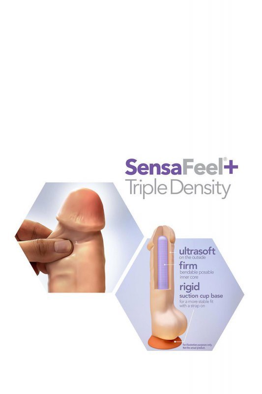 Prawdziwy penis dildo na przyssawce HQ 23 cm