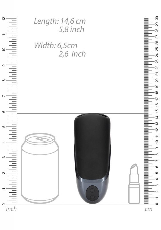 Mocny masturbator sztuczna cipka Vibrating Sleeve