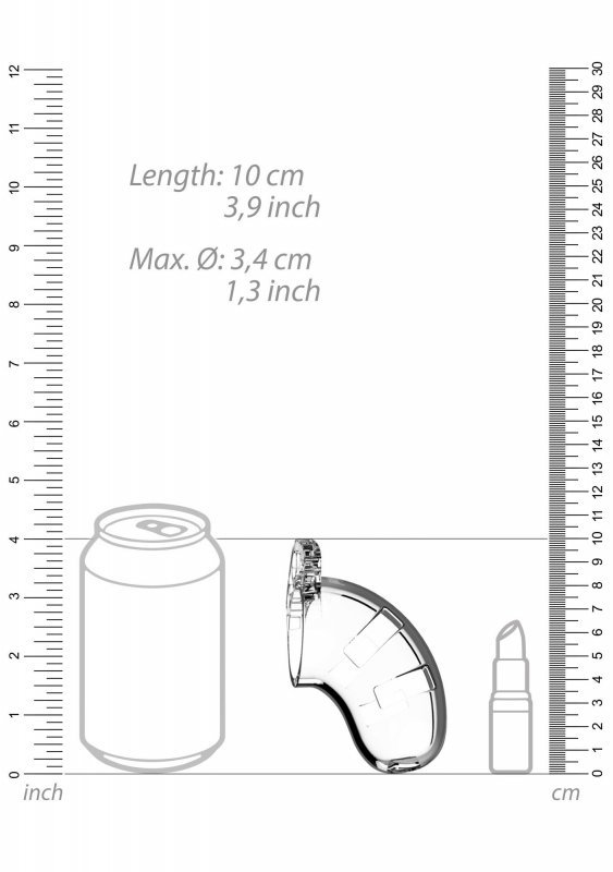 Męski pas cnoty klatka na penisa niewolnik bdsm 8,9 cm