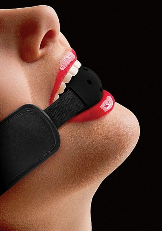 Knebel kulka do ust oddychający Brace Ball Gag 
