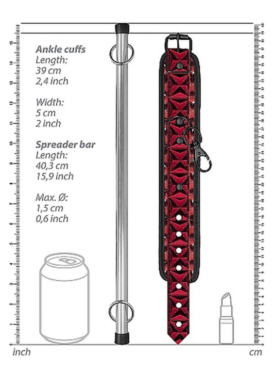 Kajdanki rozpórka na nogi Luxury Spreader Bar