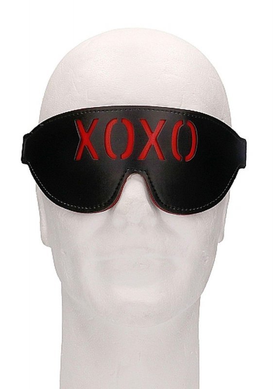 Sexy maska na oczy z napisem xoxo 