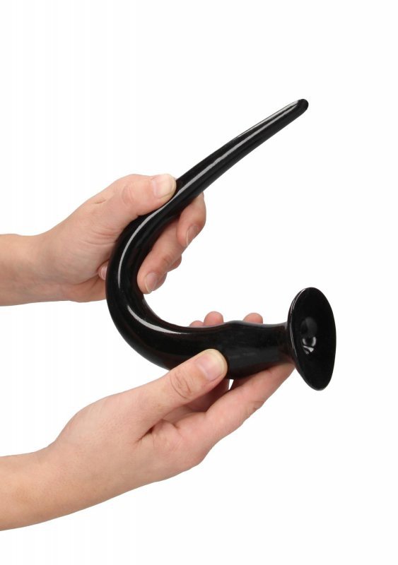Mega długie spiczaste gładkie dildo analne 33 cm