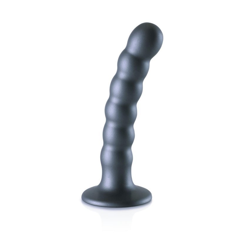 Beaded Silicone G-Spot Dildo - 5&#039;&#039; / 13 cm