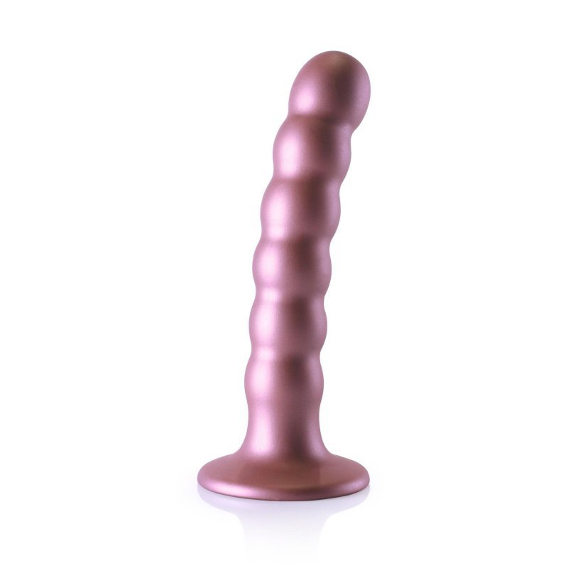 Beaded Silicone G-Spot Dildo - 5&#039;&#039; / 13 cm
