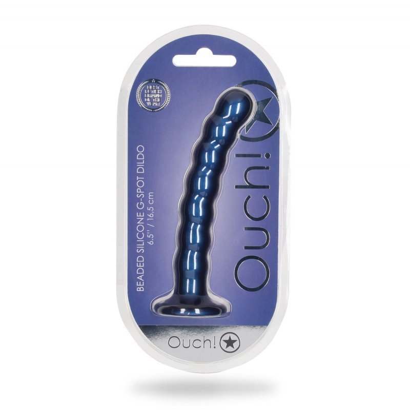 Beaded Silicone G-Spot Dildo - 6,5&#039;&#039; / 16,5 cm