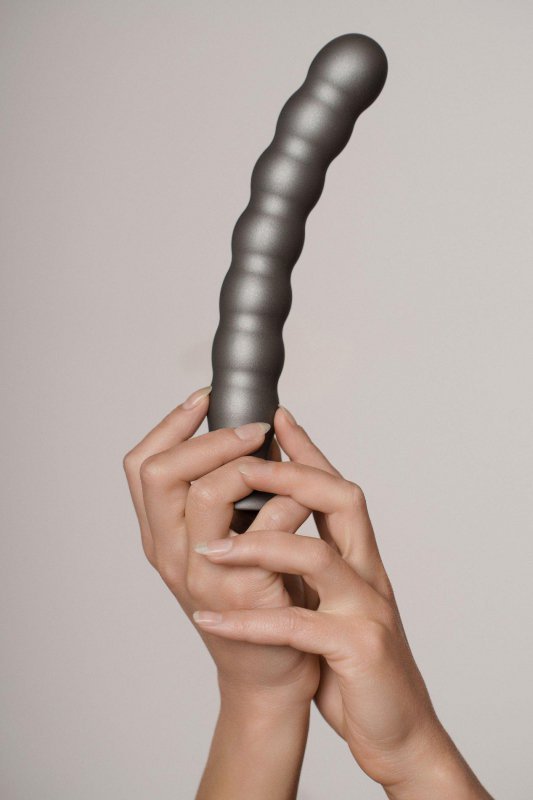 Beaded Silicone G-Spot Dildo - 8&#039;&#039; / 20,5 cm