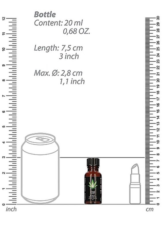 Olejek do masażu erotycznego cbd 20 ml