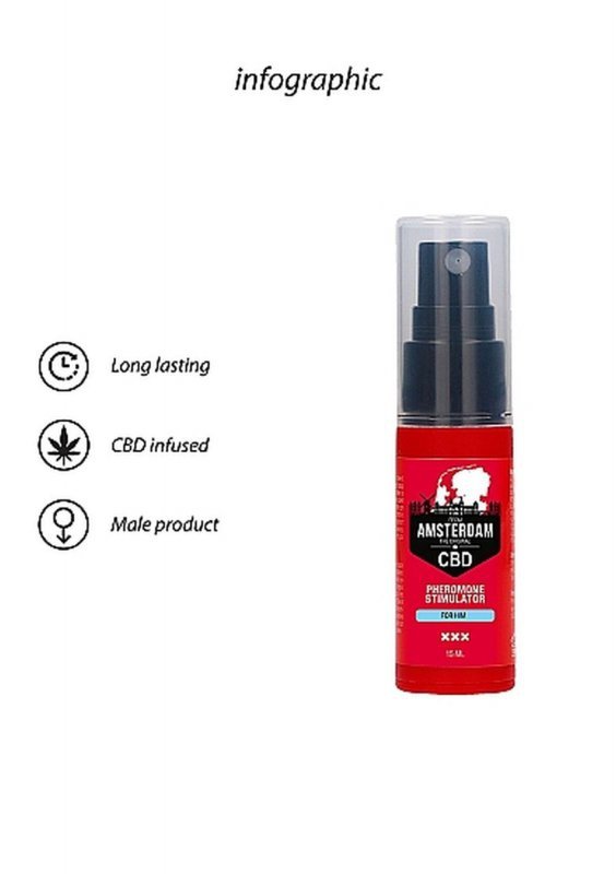 Perfumy z feromonami dla mężczyzn Original CBD Amsterdam 15 ml