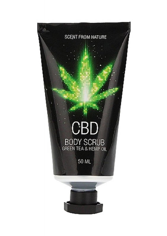 CBD - Bath and shower - luxe travel set - green tea hemp oil