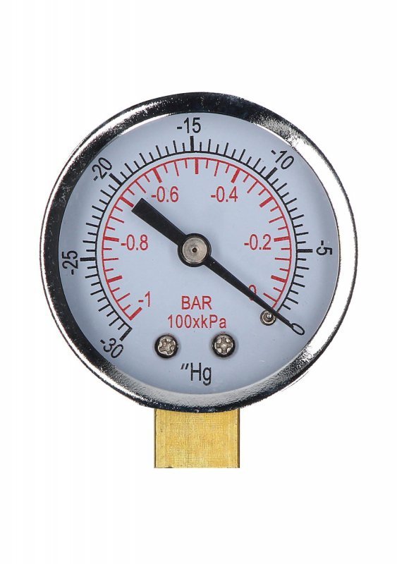 Elite beginner pump with psi gauge - transparent
