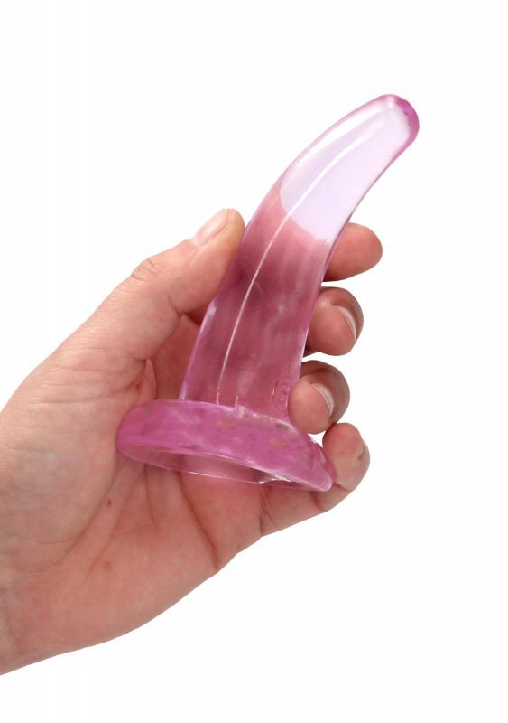 Dildo analne korek na przyssawce różowy 12 cm