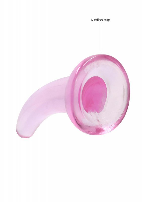 Dildo analne korek na przyssawce różowy 12 cm