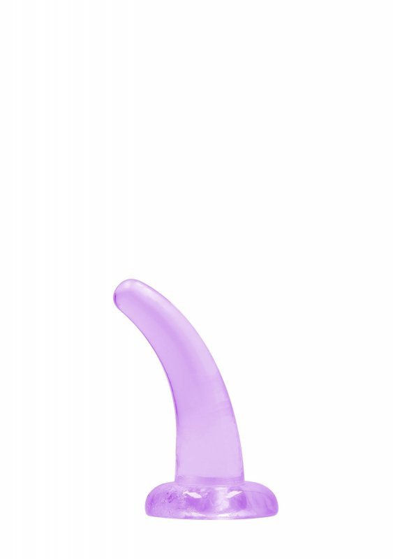 Dildo analne korek na przyssawce fioletowy 12 cm