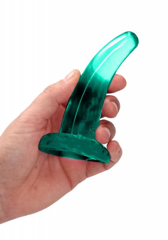 Dildo analne korek na przyssawce zielony 12 cm