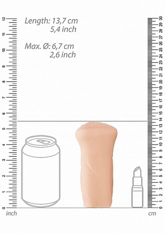 Self lubrication masturbator vaginal - flesh