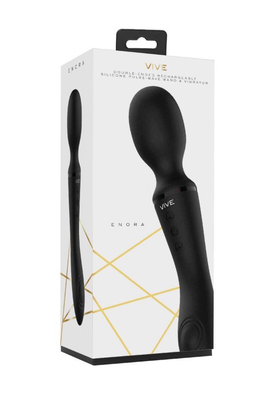 Enora - wand &amp; vibrator - black