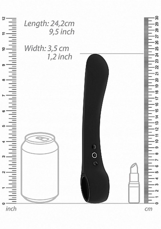 Wibrator sex masażer stymulator punktu g czarny