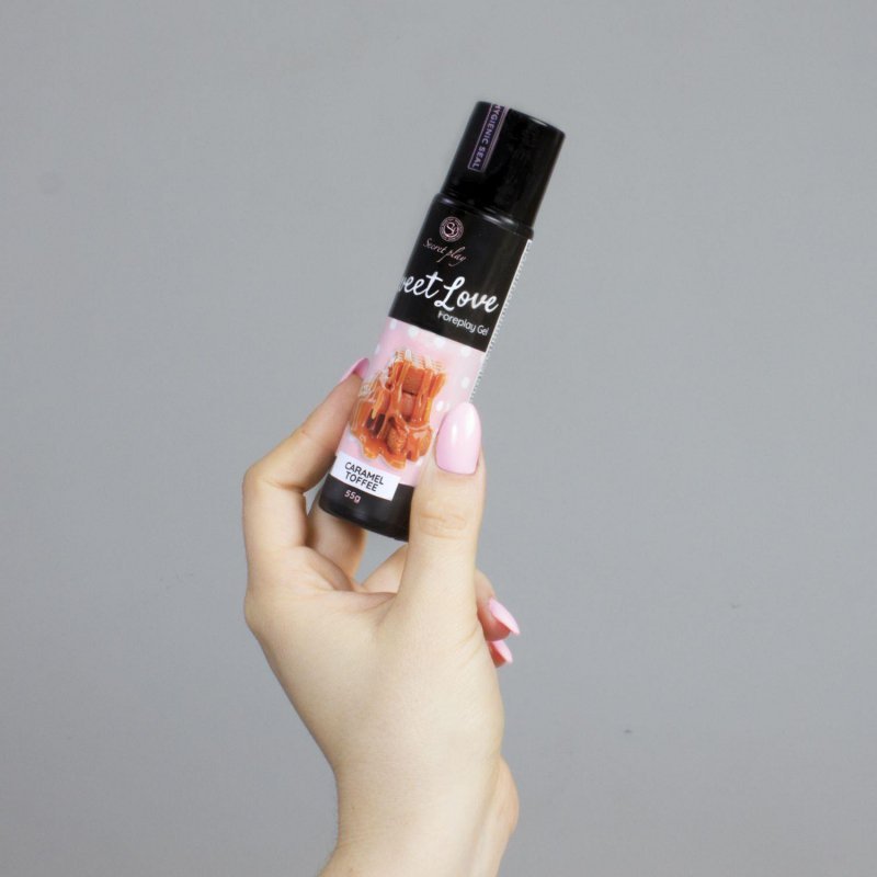 Jadalny żel do gry wstępnej Caramel Toffee gel 60 ml