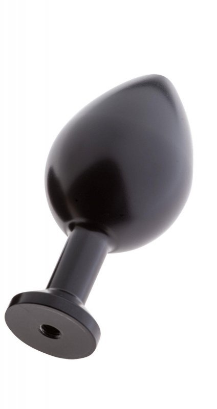 Klasyczny aluminiowy korek analny wtyczka plug z odpinaną przyssawką
