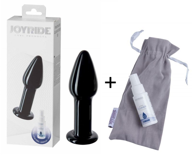 Zestaw szklana zatyczka korek analny Joyride Premium GlassiX