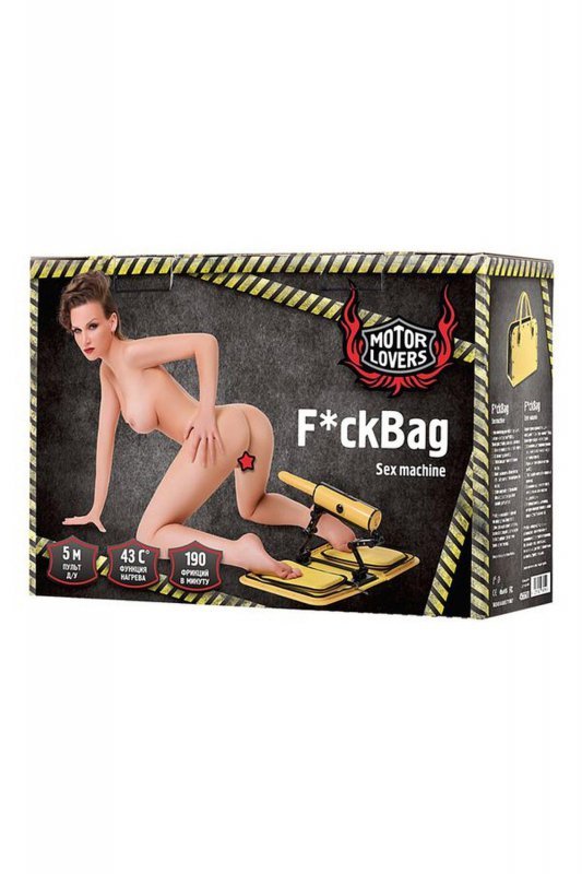 Sex Maszyna posuwiste dildo 3 tryby Torba F*ckBag Sex machine