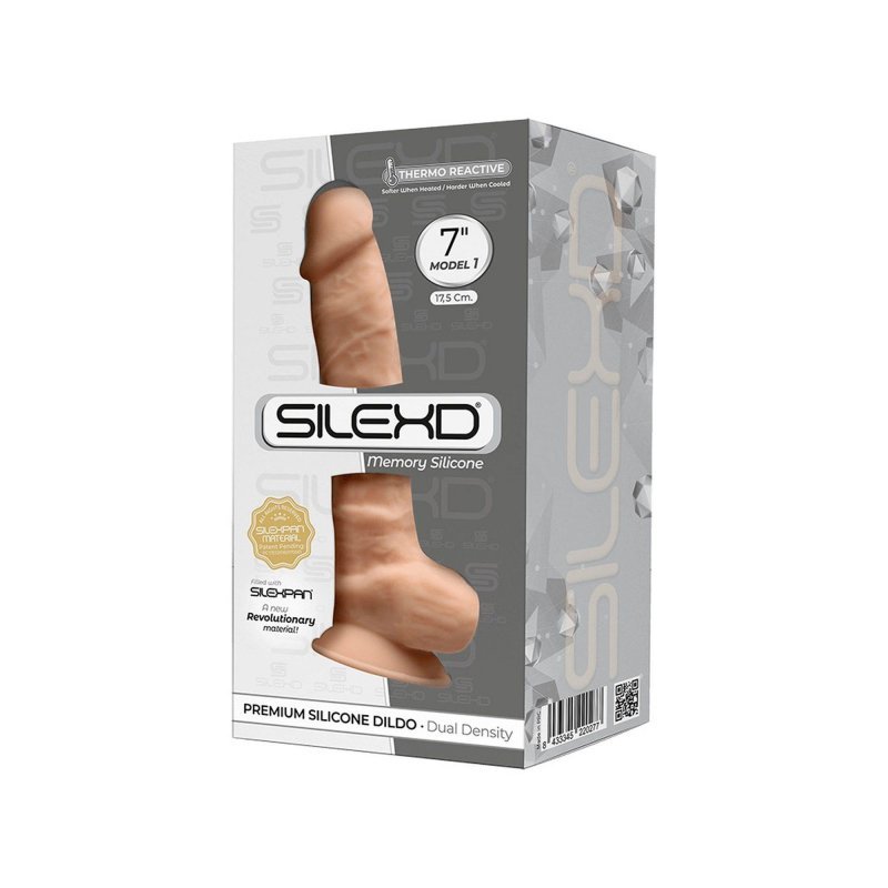 Realistyczne dildo penis z żyłami dawca orgazmów 17,8 cm
