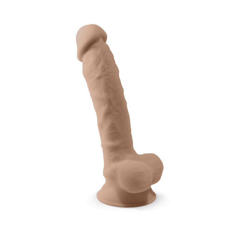 Realistyczne dildo żylasty penis na przyssawce 20 cm