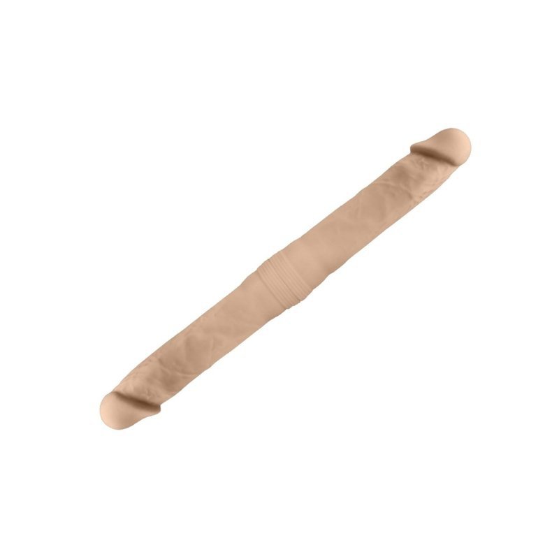 Podwójne realistyczne dildo dla lesbijek 38,5 cm