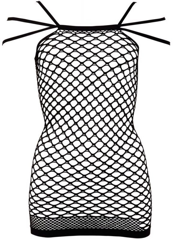 Seksowna sukienka z siatki Netzkleid Träger S-L
