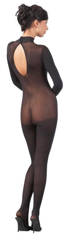 Uwodzicielski bodystocking seks kombinezon z długim rękawem S/M