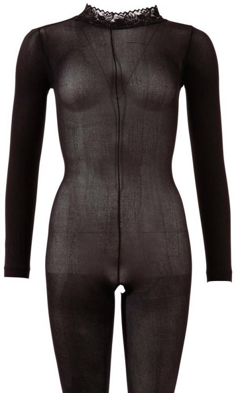 Seksowny bodystocking kombinezon erotyczny ze stójką M/L