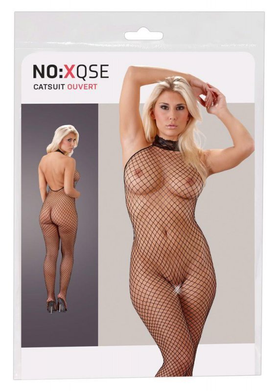 Sexy siateczkowe Bodystocking Netzcatsuit M/L