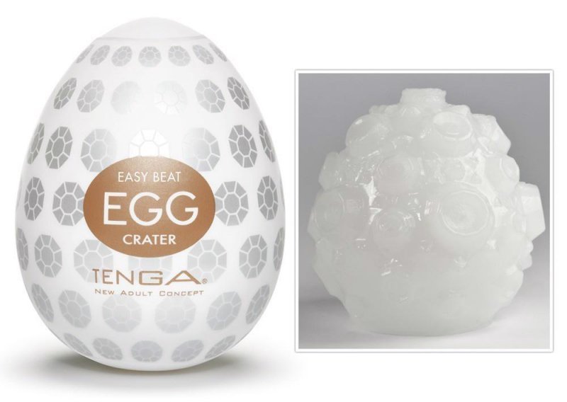 Jednorazowy masturbator Tenga Egg Crater Single
