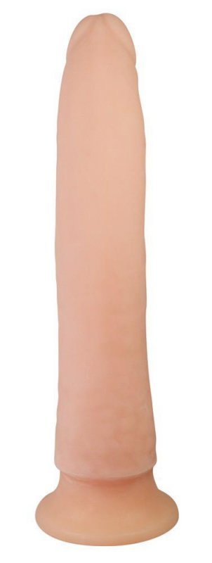 Realistyczne zakrzywione dildo z przyssawką 24 cm